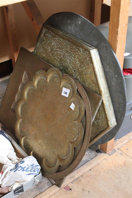 5 Brass Trays
